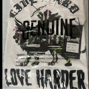 Genuine Love Harder Tee NWT Still in Factory Packing